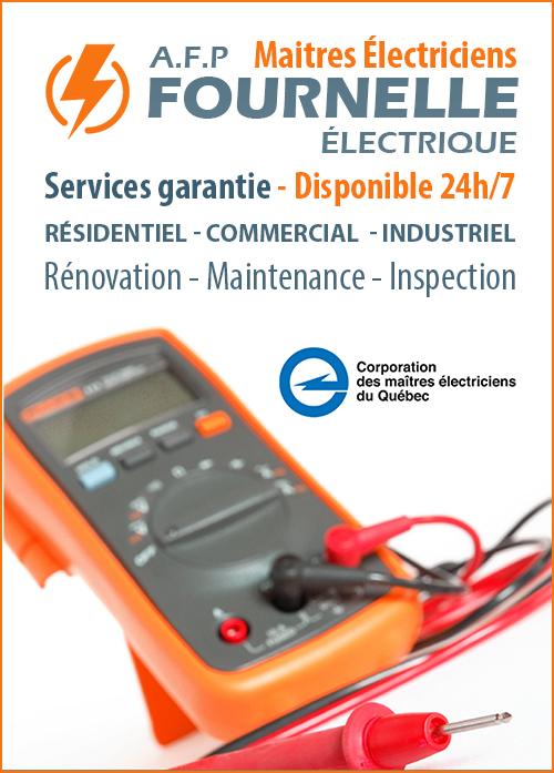 AFP Fournelle Electrique - Électricien Rive-Sud - Rénovation - Résidentiel - Commercial - Industriel